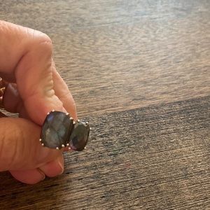 Silpada sterling silver and blue ring